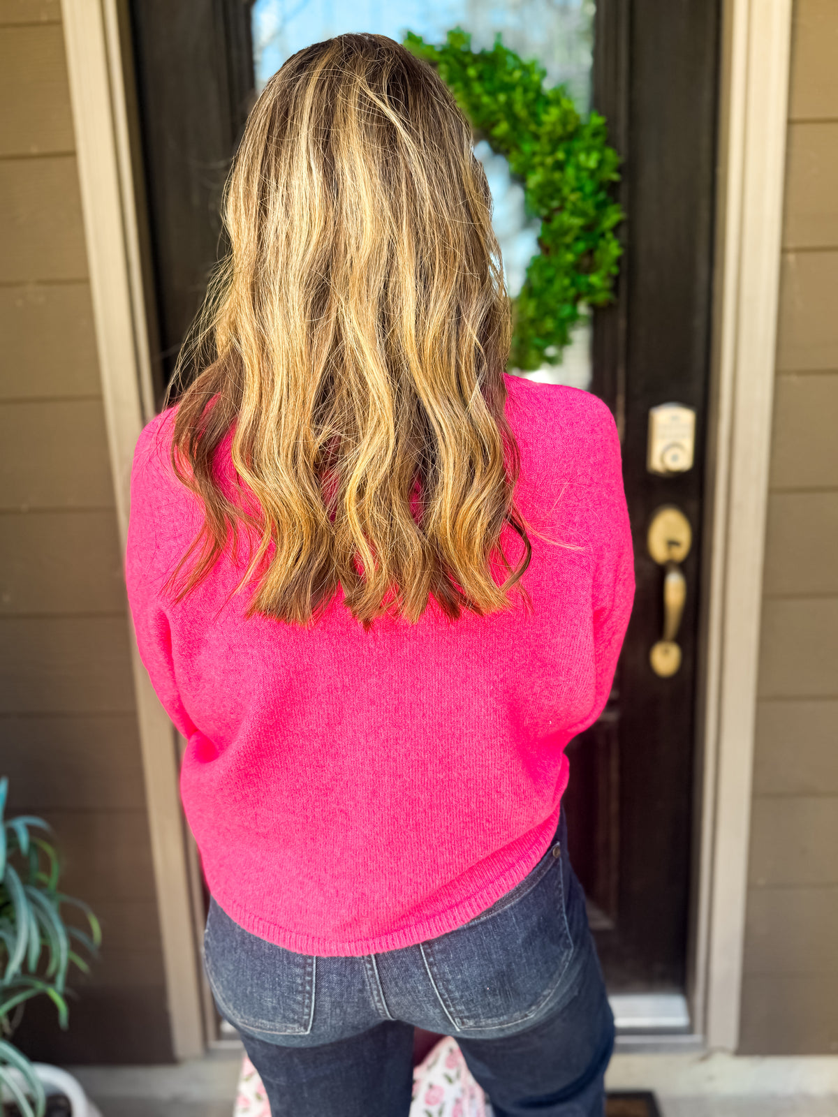 Bold Confidence Button-Front Cardigan - EmClaire Lane