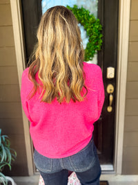 Bold Confidence Button-Front Cardigan - EmClaire Lane