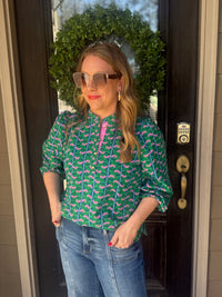 Lia Honey Vines Top - EmClaire Lane