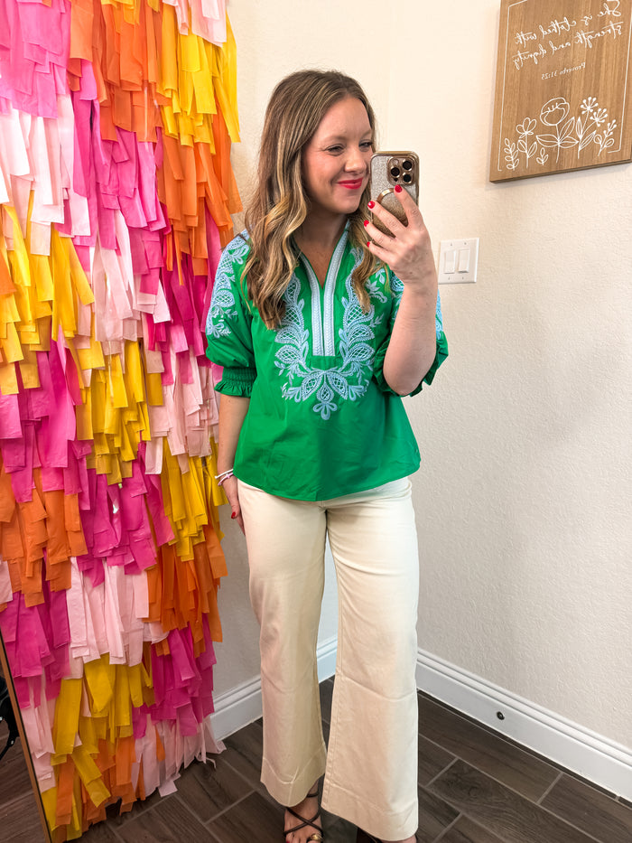 The Fresh Start Pants in Eggshell