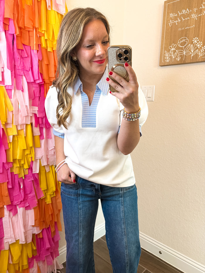 Coastal Breeze Striped Top