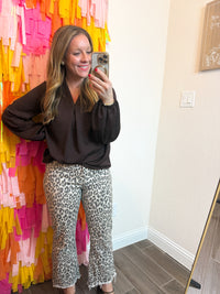 Wild Side Leopard Print Pants