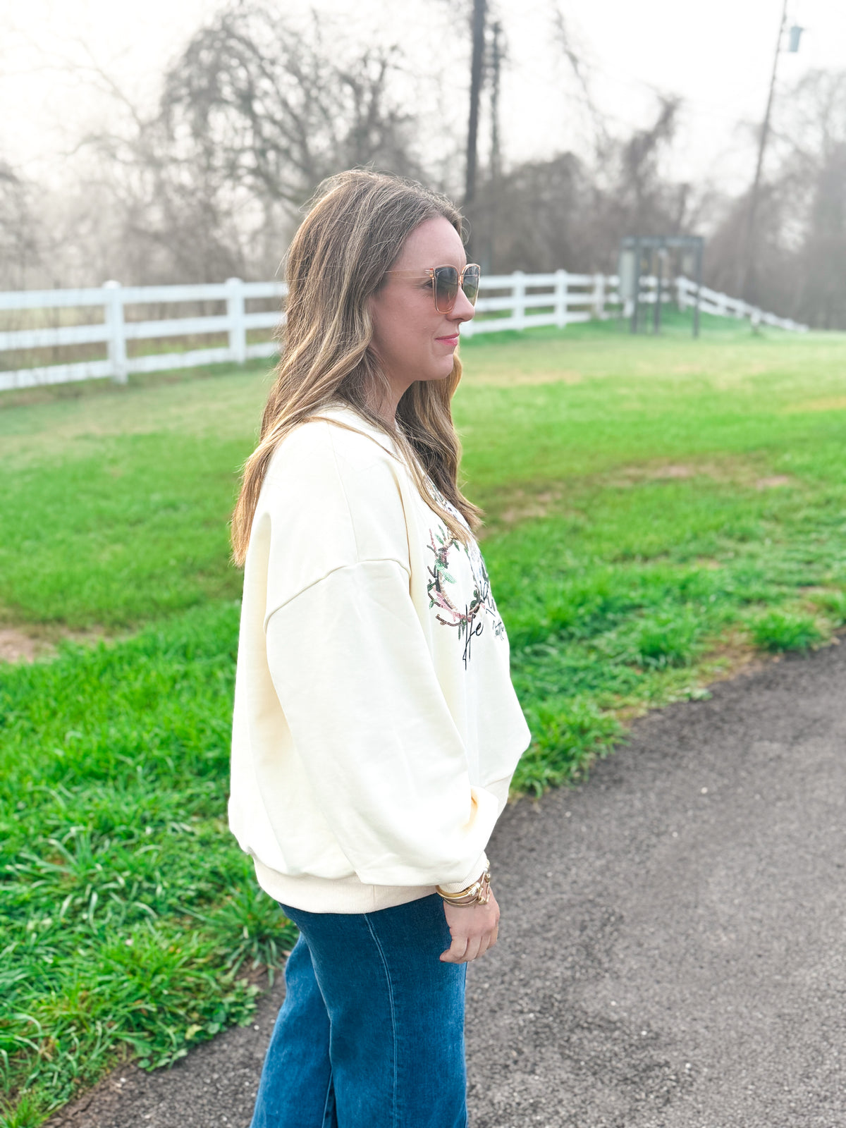 He Is Risen Easter Pullover