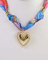 Sullivan Scarf Charm Lavender Necklace