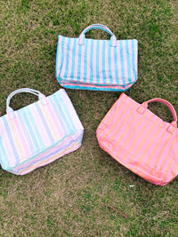 Citrus Crush Stripe Tote