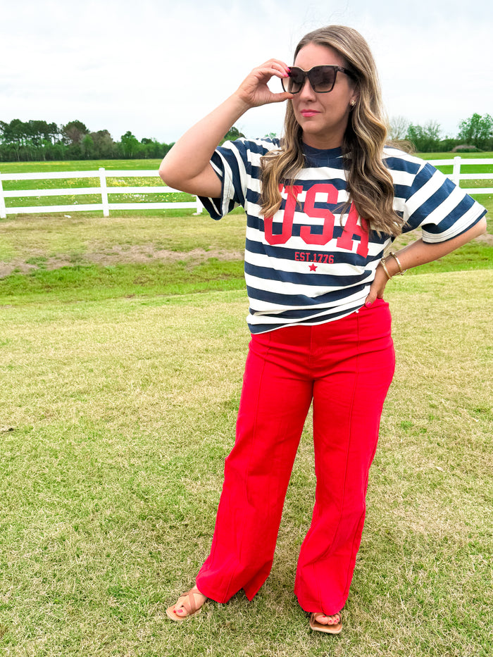 Cardinal Red Pants