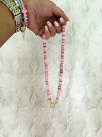 Cotton Candy Gemstone Necklace