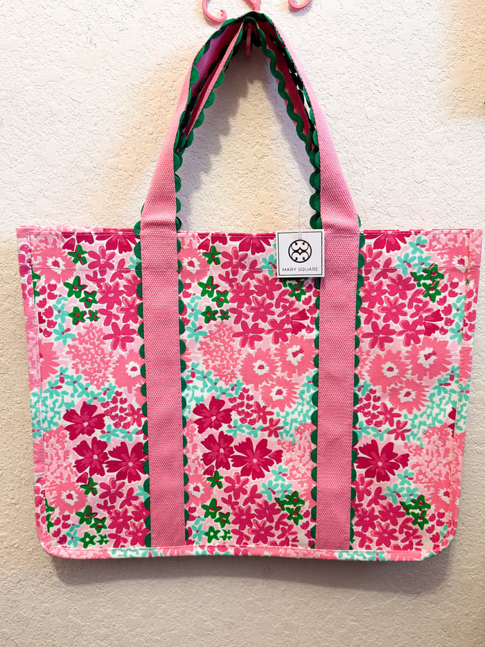 Petal Perfect Tote by Mary Square