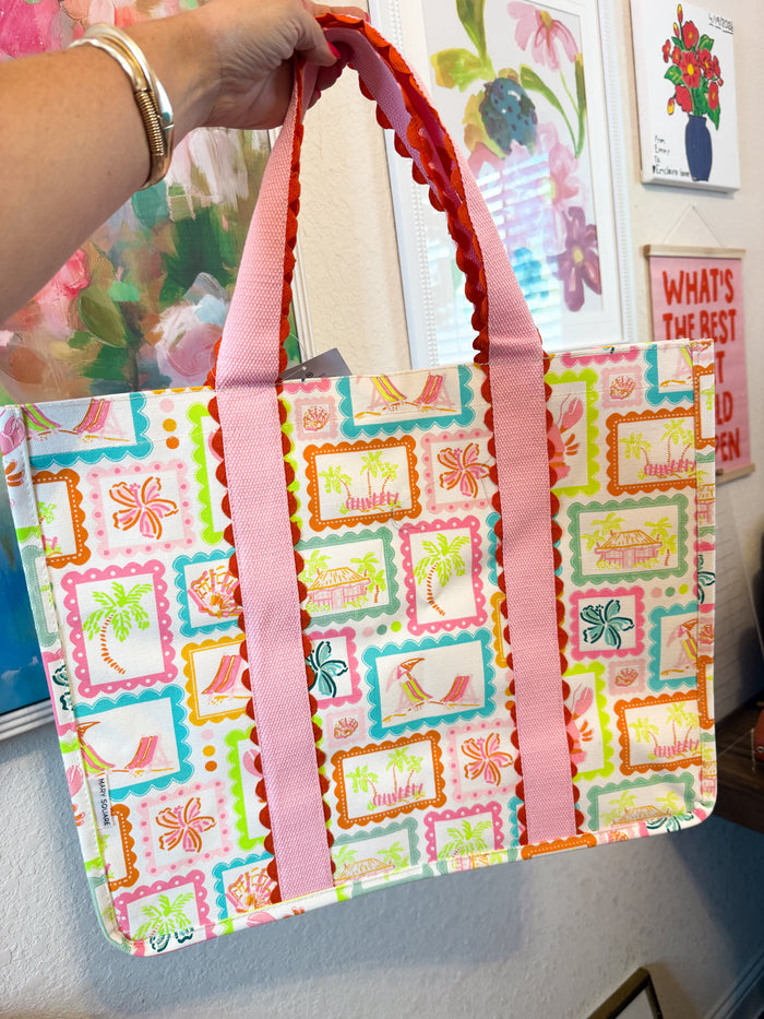 Monaco Happy Place Tote by Mary Square