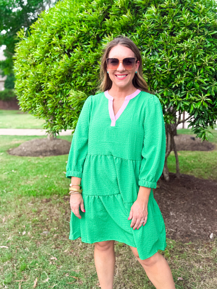 Cooper Dress in Green