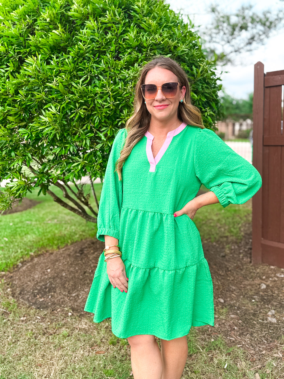 Cooper Dress in Green