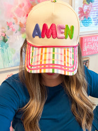 Amen Colorful Hat