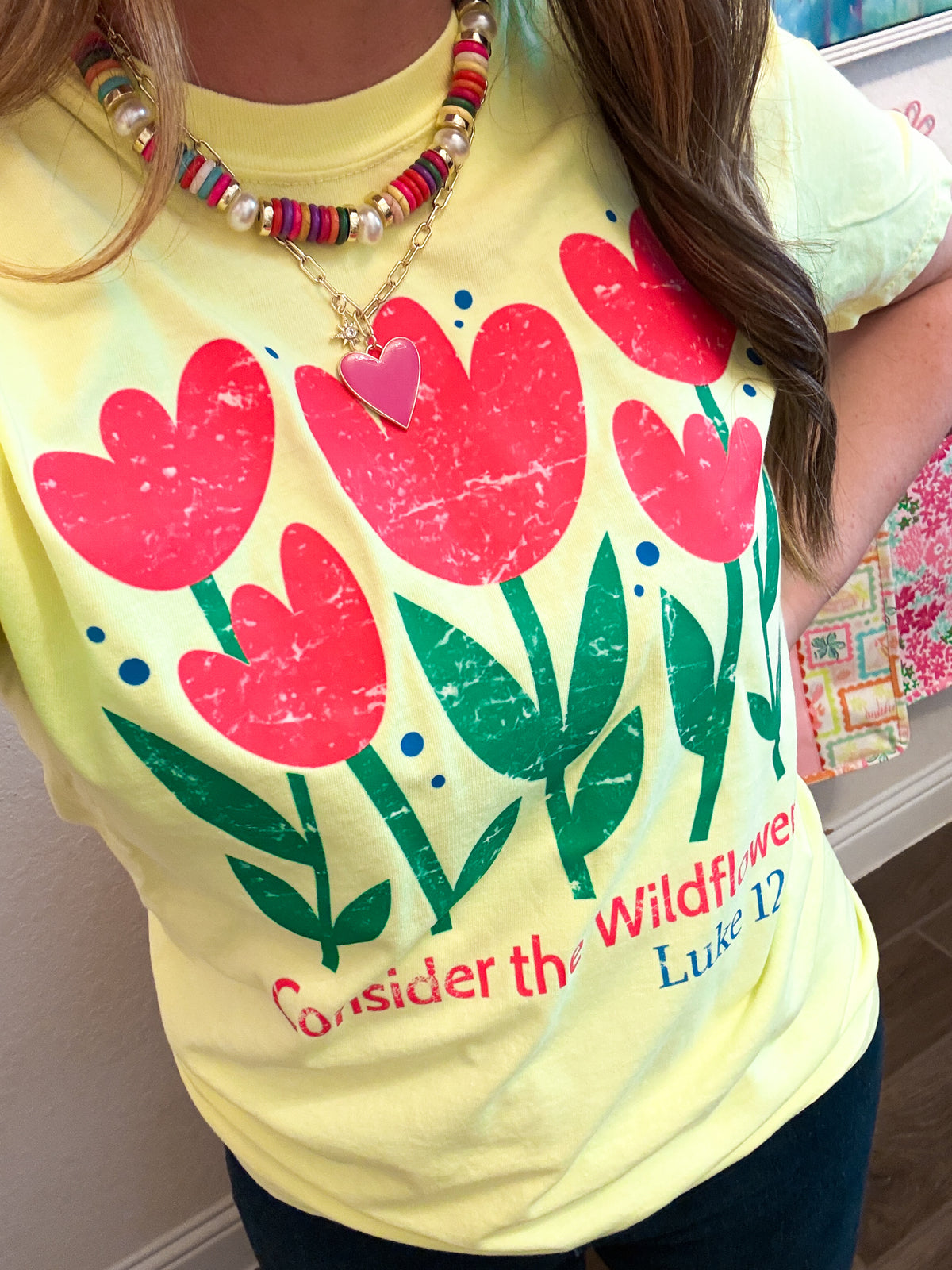 Consider the Wildflowers Comfort Colors Tee