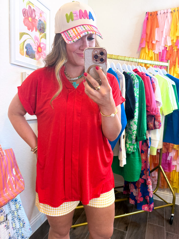 Red Kingdom Blouse