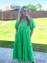 Kinsley Dress in Green