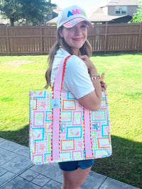 Monaco Happy Place Tote by Mary Square