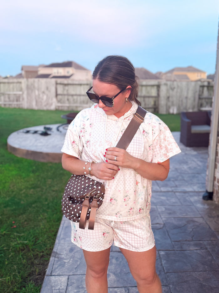 Polka Dot Crossbody Bag