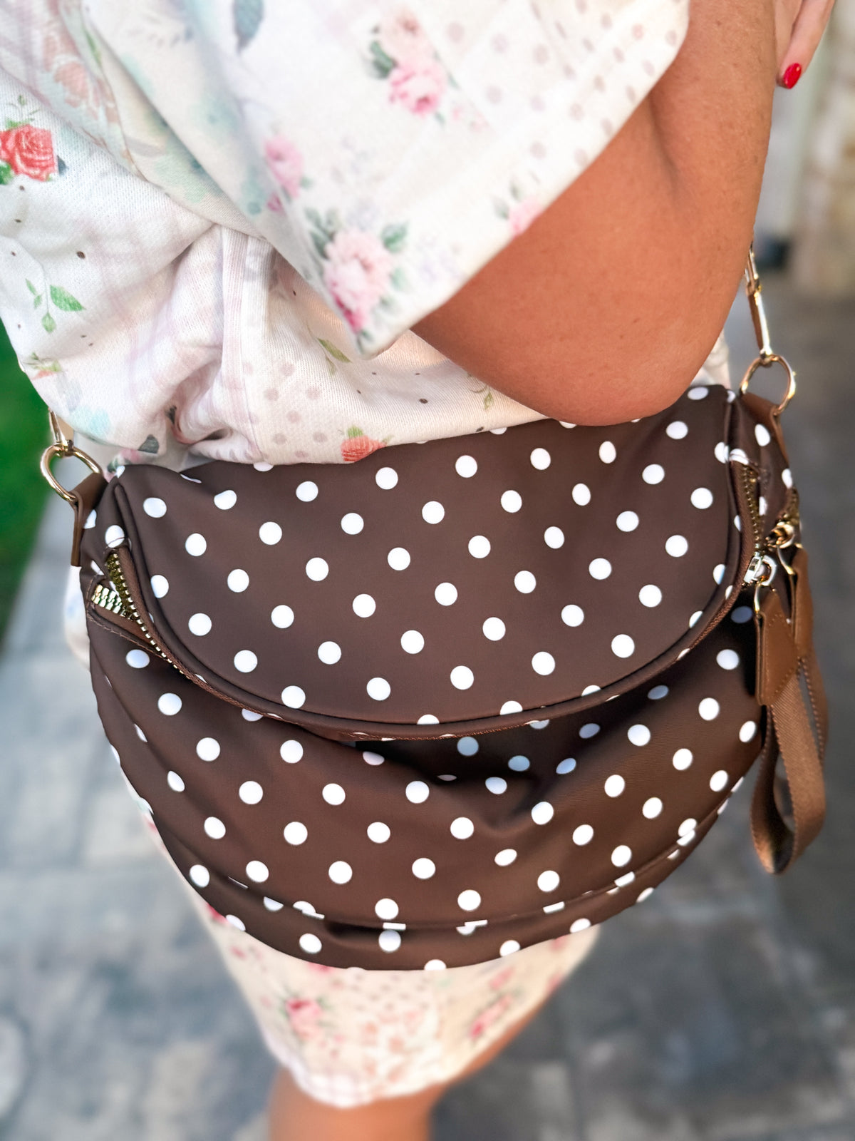 Polka Dot Crossbody Bag