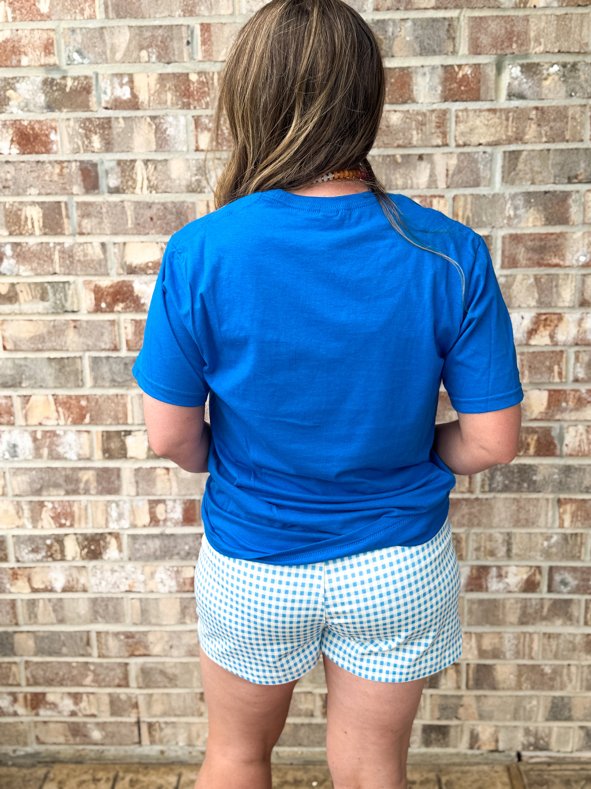 Patchwork Star Patriotic Tee