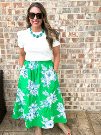 In Full Bloom Eyelet Skirt