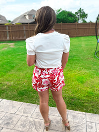 Poppy Elastic Waist Shorts