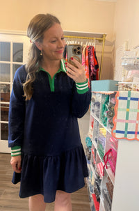 Navy Allison Dress
