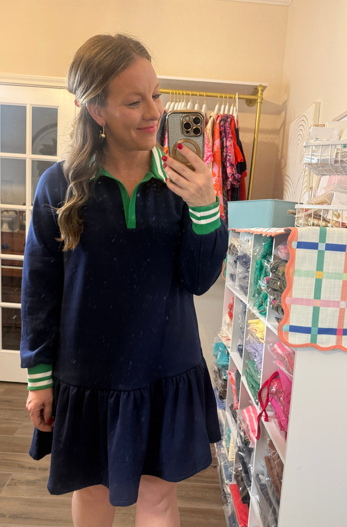 Navy Allison Dress