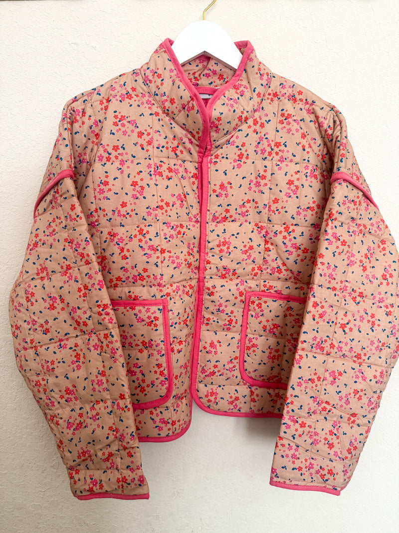 Pink Meadow Dainty Quilted Jacket