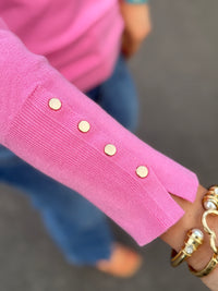 Tickle Me Pink Lightweight Sweater