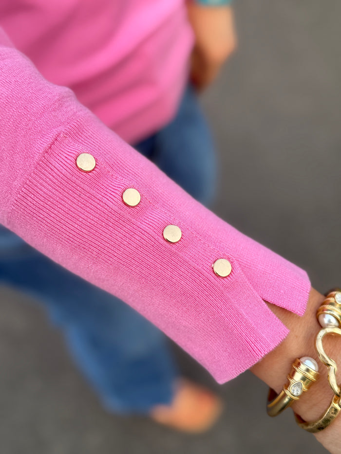 Tickle Me Pink Lightweight Sweater