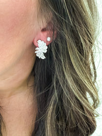 Pinwheel Earrings in Gold & Silver