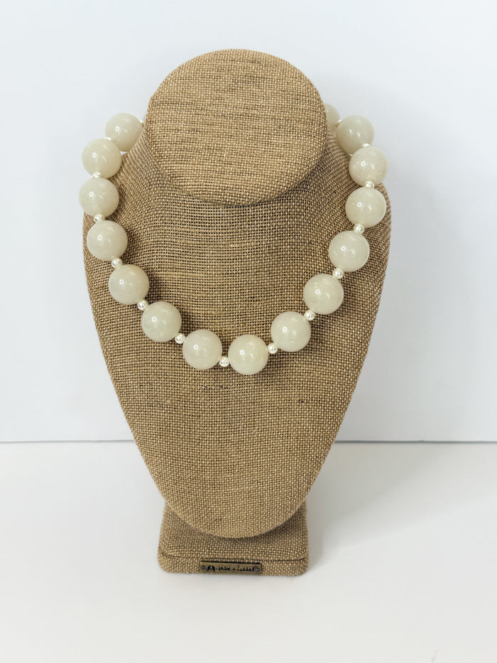 The Everyday Necklace in Cream
