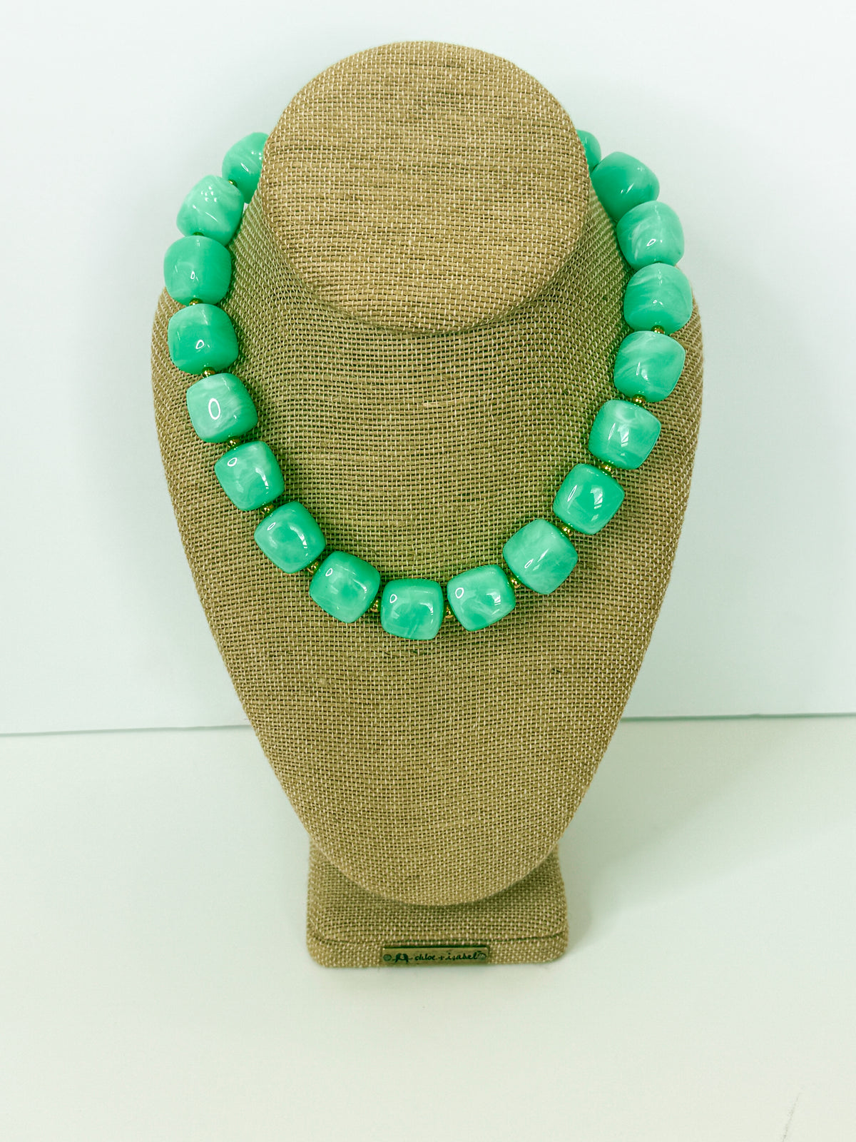 The Mint Green Beaded Necklace