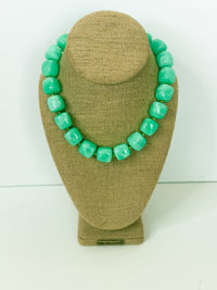 The Mint Green Beaded Necklace