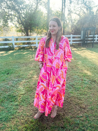 Cool Waters Pink Riley Dress