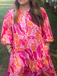 Cool Waters Pink Riley Dress