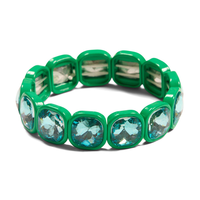 Ice Crystal Bracelets in Emerald