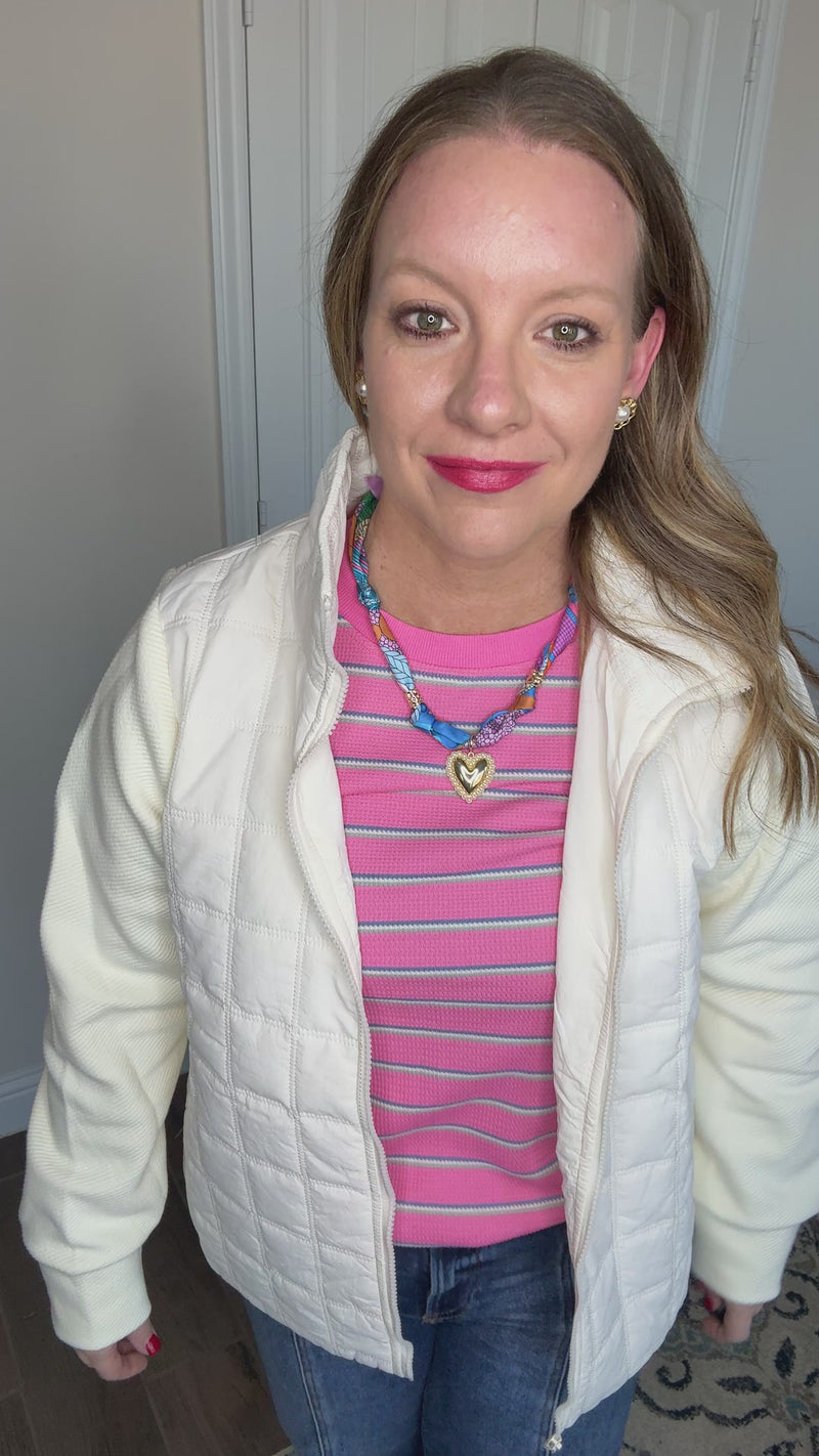 Ivory Cloud Zip Jacket