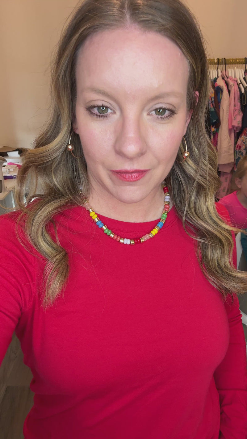 Sweet Magnolia Crewneck Top