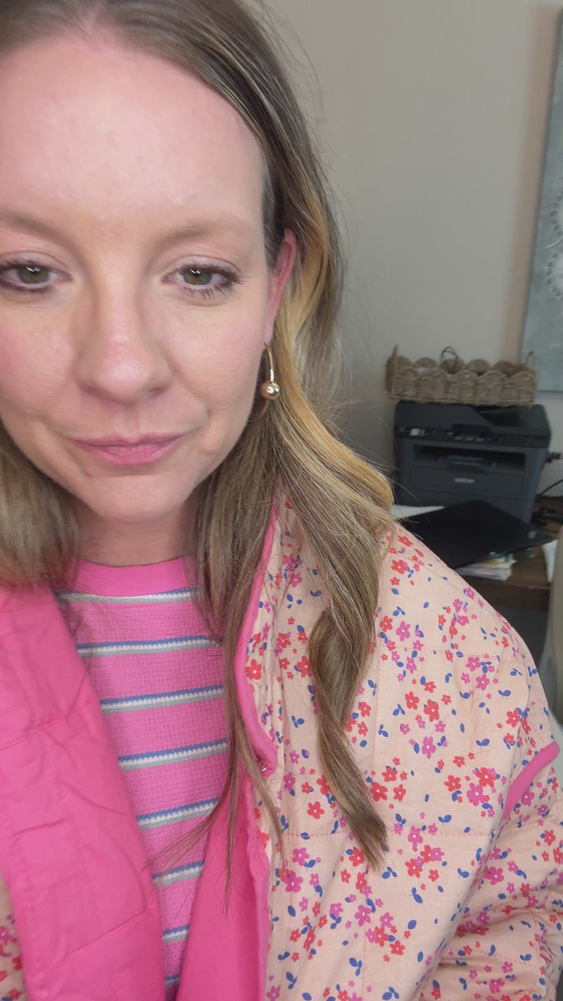 Pink Meadow Dainty Quilted Jacket