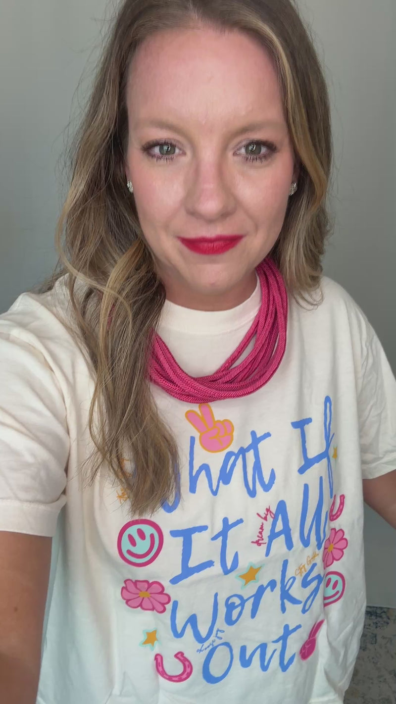 Ivory What If It All Works Out Cropped Tee