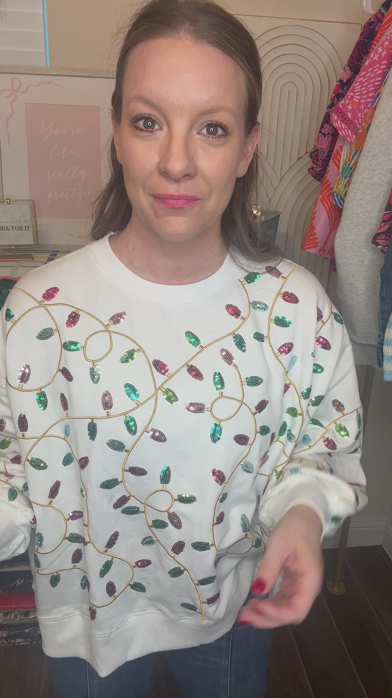 Holly Jolly Lights Sweatshirt